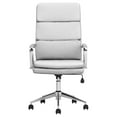 thumbnail image 4 of Coaster Ximena Upholstered Adjustable High Back Office Chair White, 4 of 5