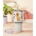 thumbnail image 5 of Golden Retriever Gift for Dog Owner,40oz Golden Retriever Tumbler with Handle Insulated Reusable Stainless Steel Travel Water Bottle (Color 1), 5 of 6