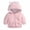 Pink, variant on Baby Jacket Newborn Infant Boy Girl Cute Ear Hooded Pullover Tops Warm Coat Pink 6-9 Months