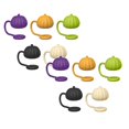 thumbnail image 1 of Oleegame 2PC Glass Bottle Covers For Cup Silicone Topper For Cup Tumblers Accessories Cover Cap Protector Lid For 10mm Purple, 1 of 9