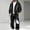 Black, variant on Mens Sweatsuit 2 Piece Sets Zip Up Hoodie and Wide Leg Sweatpants Baggy Track Suits Athletic Sweat Set Commuting Mountaineering