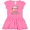 Raspberry with Polka Dots, variant on Inktastic I Love my Great Grandpa to the Moon and Back Cute Sheep Girls Baby Dress