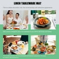 thumbnail image 4 of 4pcs Silicone Place Mat Anti-scald Table Mat Countertop Placemat Kitchen Table Place Mat, 4 of 6