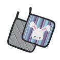 thumbnail image 2 of Caroline's Treasures Rabbit Face Pair of Pot Holders, 2 of 2