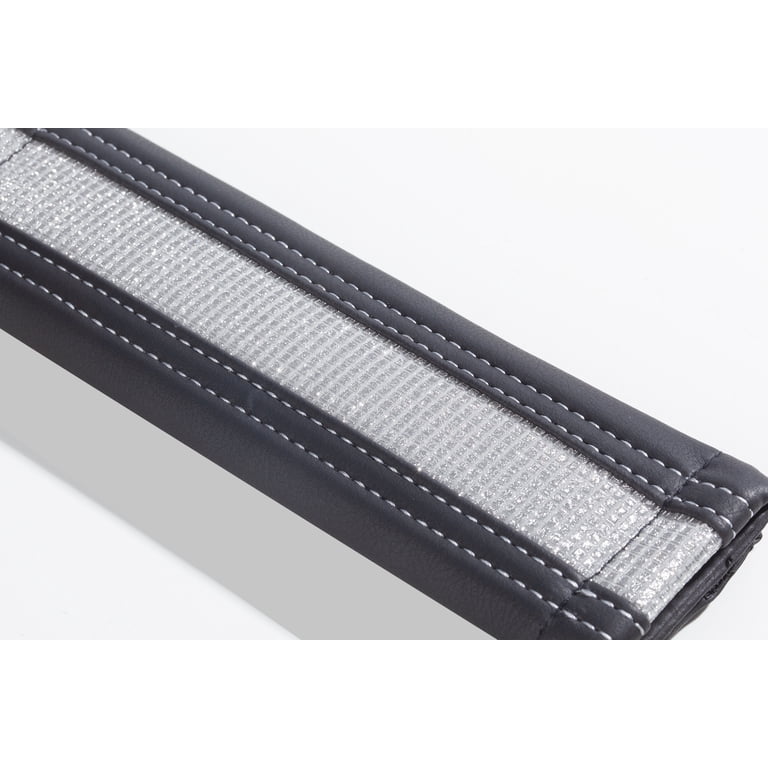 Auto Drive Diamond Faux Leather Seatbelt Pad photo 5