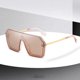 thumbnail image 5 of FEISEDY, gafas de sol clásicas siamesas de una pieza, bonito diseño Retro elegante sin montura para mujeres y hombres B2574 Xemadio HMJM367-4, 5 of 5