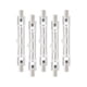 thumbnail image 1 of Paquete de 5 bombillas halógenas lineales R7s de 118 mm, 300 W, 230 V, R7s, lámpara halógena regulable para construcción Wo, 1 of 5