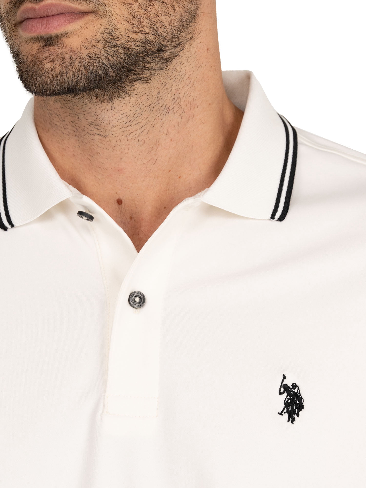 U.S. Polo Assn. Men's Performance Interlock Polo Shirt