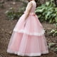 thumbnail image 4 of Vestido Para Niñas, Ropa Para Niñas, Vestido Para Niños, Vestido De Princesa Sin Mangas, Vestido De Malla De Flores, Falda, Vestido De Tutú Rosa Odeerbi LM103-5657, 4 of 9