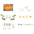 thumbnail image 2 of diy x dinosaur yrannosaurus model Simulation T painted e children r set Education, 2 of 9