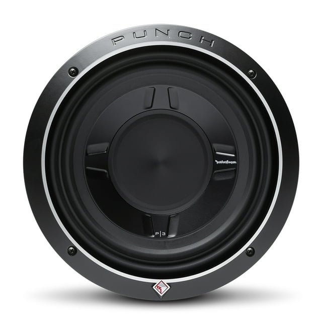 Rockford Fosgate P3SD2-10 Punch Stage 3 Caisson de Basses en PVC 10′′ Peu Profond 2-Ohms