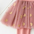 thumbnail image 5 of Gubotare Leggings with Skirt Toddler Girls Plaid Skirted Leggings – Kids Tartan Skirt with Stretch Leggings and Elastic Waistband Size 2T 3T (Pink,2-3 Years), 5 of 7