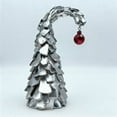 thumbnail image 4 of Luoshdecor Christmas Tree Curved Shape Tabletop Decoration,Resin Small Xmas Tree Statue for Home Office Holiday Party 7 in, 4 of 4