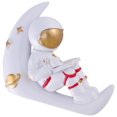 thumbnail image 4 of MasteelfCA 1Pc 3D Resin Astronaut Wall Sticker Household Socket Protective Cover Creative Switch Sticker (White Astronaut Sitting on the Crescent Moon Style), 4 of 8