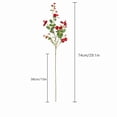 thumbnail image 2 of KUNPENG Artificial Mini Rose Stem, Single Branch with 5-8 Faux Silk Flower Heads, Fake Spray Roses Bouquet for DIY Wedding Centerpiece Home Dining Vase Floral Arrangement (Sold as 1 Stem), 2 of 5