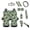Cowboy, variant on FUIALDOLG 14 Piece Black Cat Car Seat Cover Full Set Universal Lightning Auto Interior with Steering Wheel Cover Seats Belt Pads Gear Shift Handbrake Cover Keychain Car Accessory Cup Mats