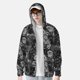 thumbnail image 2 of Balery Black Cats In A Garden Sudadera ligera de manga larga con capucha y protección solar UPF 50+ para hombre y mujer, ideal para pesca y running-Medium, 2 of 7