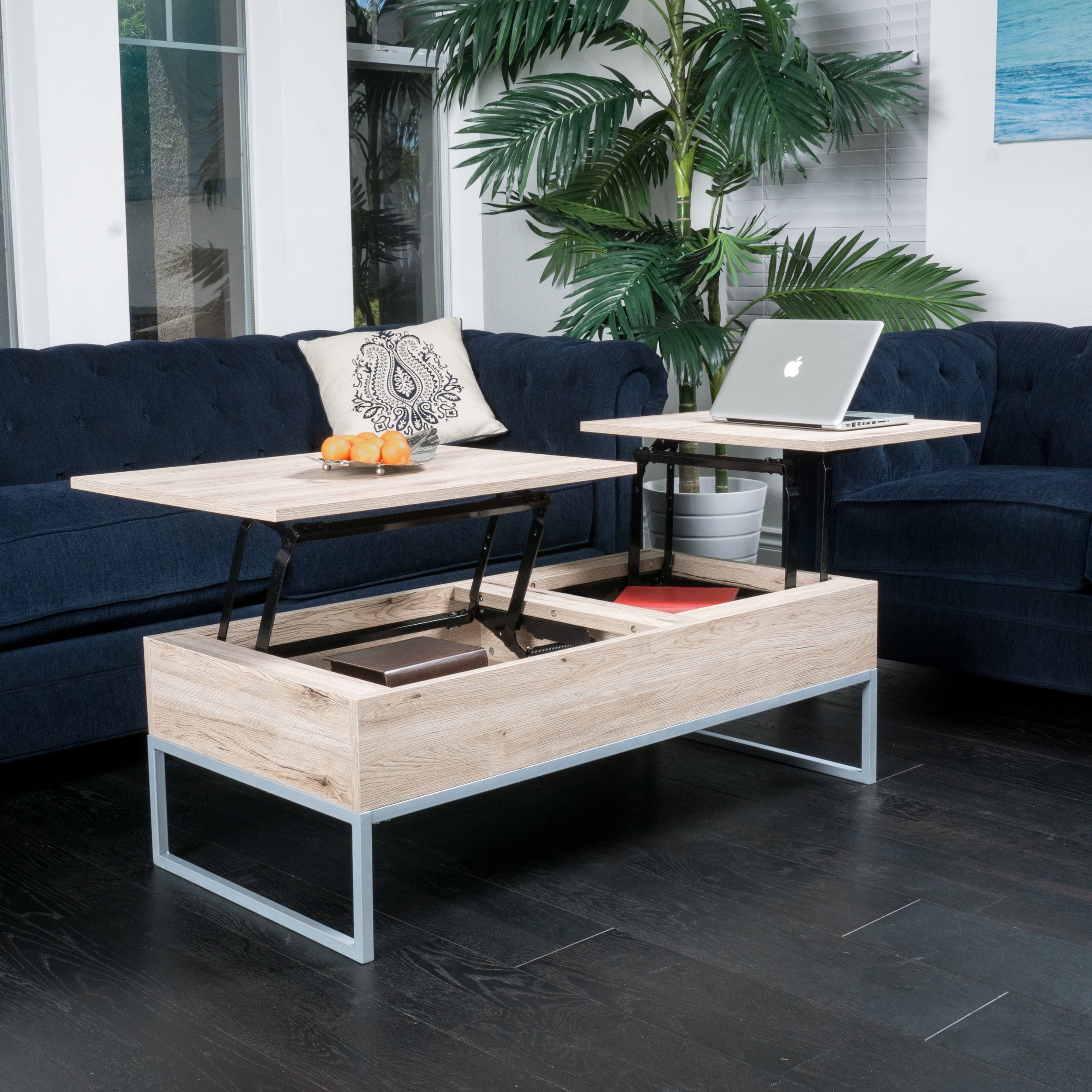 Noble House Marco Faux Wood Lift-Up Coffee Table - Walmart.com