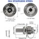 thumbnail image 3 of Instantly Install RVs Freshwater Filler Port System Water Inlet Stainless Steel Construction For Long Distance Travel Multicolor, 3 of 5