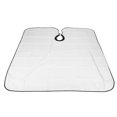 thumbnail image 4 of Tablier de Coiffure, Cape de Barbier Réglable Imperméable Robe de Cape de Styliste Amicale avec des Boutons-Pression pour Coiffeur pour Salon de Coiffure Noir, Blanc, 4 of 8
