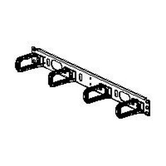 Panduit CMPHF1 Horizontal Cable Management D-Ring, Black