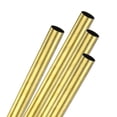 thumbnail image 1 of Uxcell Paquete de 4 Tubos Redondos de Latón de 200 mm, 12 mm de Diámetro Exterior y 0.5 mm de Grosor de Pared H62, Tubos Sin Costura para Construcción/Mecanizado/DIY, 1 of 7
