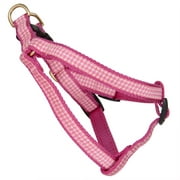 Pink Gingham Dog Harness