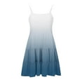 thumbnail image 6 of Ashirexll Teen Summer Dresses, Girls Summer Dress, 4-14Y Girl's Summer Boho Style Gradient Color Casual Sleeveless Tiered Slip Dresses, 6 of 7