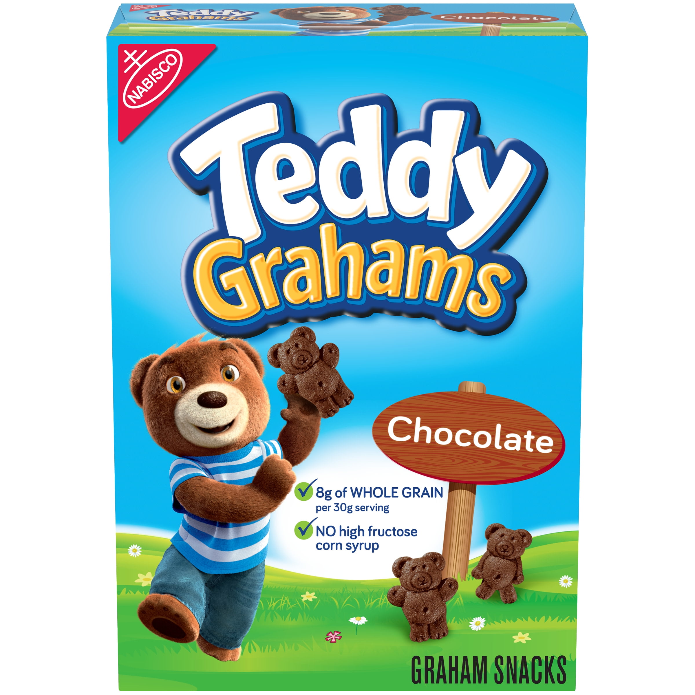 Teddy Grahams Chocolate Graham Snacks, 10 oz