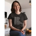 thumbnail image 2 of "More Plants, Peace, Love, Animals Saved. Less Cruelty" Quote Women T-Shirt, Female x-Large, 2 of 4