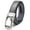 #2 Gray, variant on Men's Leather Automatic Buckle Ratchet Dress Belt for Men Perfect Fit Waist Size Up to 46"-Functional, Stylish and Durable