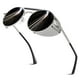 thumbnail image 1 of Lentes de Sol Polarizados Retro Redondos Steampunk SUNIER con Lentes Grises, 1 of 5