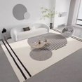 thumbnail image 1 of Xiao Hua Alfombra de baño, antideslizante, de felpa, peluda, lavable a máquina, color gris, 61 x 40 cm, 1 of 5