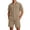 Khaki, variant on StSilkitty Mens 2 Piece Outfits Textured Short Sleeve Button down Shirts and Drawstring Shorts Sets Lightweight Soft Set