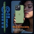 thumbnail image 5 of for iPhone 15 Phone Case, Shockproof for iPhone 15 Case,  Grade Drop Protection, Protective Hard Back Slim Translucent Case for iPhone 15 6.1'', Coffee, 5 of 7