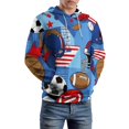 thumbnail image 5 of Basketball Football 3D Print Hoodie Men Women Autumn Thin Pullover Sweatshirt Vintage Streetwear Tops, 5 of 6