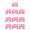 thumbnail image 3 of 10 alas de ángel con plumas para disfraz, decoraciones navideñas novedosas. Rosa, 3 of 9