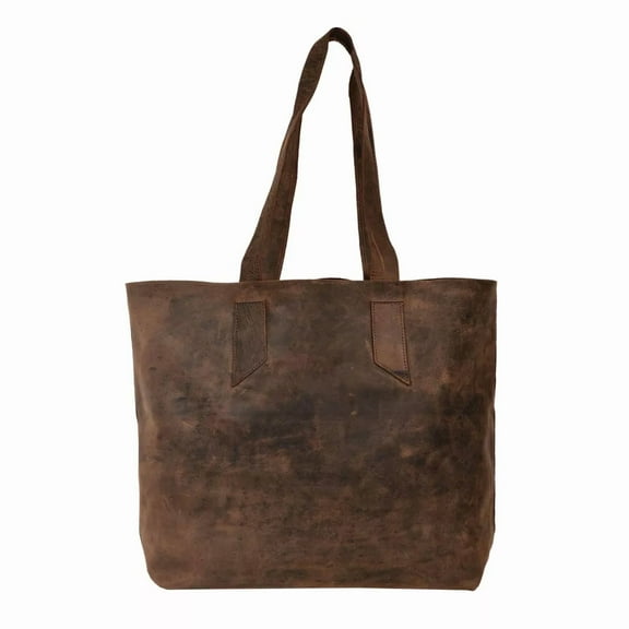 LINDSEY STREET Genuine Leather Shoulder Tote Bag Large Work Purse Handbag Leather Tote Bag Shopper Bag Office Tote