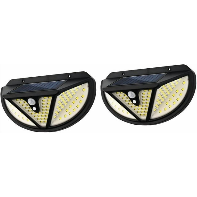 2Pcs Solar Sensor Outdoor Wall Light Wall Lamp Outdoor Light Human Sensor Light Night Lamp Sensor Wall Lamp Solar Sensor Solar Light
