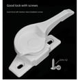 thumbnail image 3 of Cerradura de ventana de plástico, acero, accesorios para puertas corredizas, cerradura de media luna, cerradura de aleación de aluminio para puertas y ventanas, hebilla, cerradura de puerta corrediza, 3 of 3