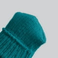 thumbnail image 4 of NAISIBABY Gloves for Kids, Color Block Knit Thicken Warm Stretch Boys Girls Winter Outdoor Gloves Green, 4 of 4