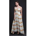 thumbnail image 2 of Bimba Tie-Dye Women Summer Printed V Neck Long MaxiÂ&nbsp;DressÂ&nbsp;Holiday Resort Wear-XX-Large, 2 of 5