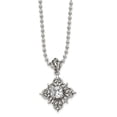 thumbnail image 2 of Stainless Steel Necklace with Pendants Chain Polished and Enameled w/Glass 24in 24 inch, 2 of 5