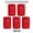 5pcs Red, variant on 5pcs Tool Holder Dock Wall Mount Storage Rack For Dewalt 14.4V/18V/20V For Milwaukee 18V Fixing Devices Drill Tools Holder