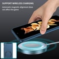 thumbnail image 4 of Magnetic Phone Case for Samsung Galaxy Z Flip3 Compatible for Magsafe, Military-Grade Shockproof Protective Case with Built-in Magnet Circle for Samsung Galaxy Z Flip 3, MS Navy Blue, 4 of 7