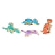 thumbnail image 5 of 4x bloques de dinosaurios de madera, constructor de dinosaurios de tallo de madera, juego de dinosaurios de construcción a presión, 5 of 7