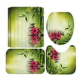thumbnail image 2 of CSCHome 4 PCS Shower Curtain Sets with Non-slip Rugs, Toilet Lid Cover and Bath Mat, Aterproof Shower Curtains, 2 of 5