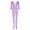 #1 Purple, variant on Underwire Women Nightwear Body Stocking Fishnet Bodysuit Sheer Sleepwear Deep V Cute Lingerie