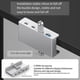 thumbnail image 4 of 4 Ports USB 3.2 HUB USB3.2 Splitter Adapter Clip Multi Concentrator,A, 4 of 5
