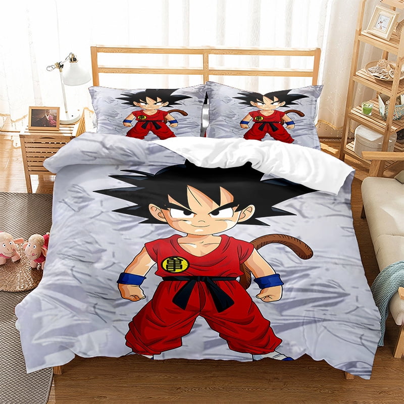 Anime Bed Set Dragonball Comforter, Anime Bed Set Queen